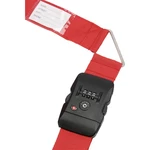 Olymp 6014 popruh na kufor 50 mm zámky s rovnakým kľúčom  TSA červená