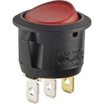 TRU COMPONENTS kolískový spínač R13-112B B/R 230V 250 V/AC 6 A 1x vyp/zap  s aretáciou 1 ks