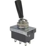 TRU COMPONENTS TC-R13-25B1-05 pákový spínač 250 V/AC 6 A 2x zap/zap  s aretáciou 1 ks