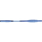 Stäubli XSMS-419  bezpečnostné meracie káble [lamelový zástrčka 4 mm - lamelový zástrčka 4 mm] 1.00 m modrá 1 ks