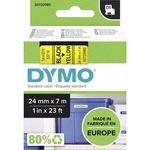 páska do štítkovača  DYMO D1 53718  Farba pásky: žltá Farba písma:čierna 24 mm 7 m