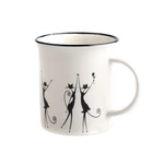 Porcelánový hrnček Dakls Cats Kristy, 310 ml