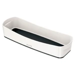 Bielo-čierny stolový organizér Leitz MyBox, dĺžka 31 cm