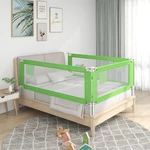 [EU Direct] vidaxl 10195 Toddler Safety Bed Rail Green 180x25 cm Fabric Polyester Children's Bed Barrier Fence Foldable