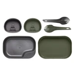 Jídelní sada Camp-A-Box® Duo Light Wildo® – Olive Green / Dark Grey (Farba: Olive Green / Dark Grey)