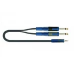 Quik Lok Rksa140-5 Kabel Mini Jack Stereo - 2 X Jack Mono (5m)