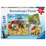 Ravensburger Puzzle Velké pracovní stroje 3 x 49 dílků