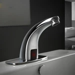 Bathroom Sink Mixers Sensor Tap Chrome Brass Automatic Hands Free Infrared Basin Faucet