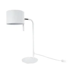Biela stolová lampa Leitmotiv Shell, výška 45 cm