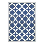 Modro-biely koberec Zala Living Noble, 70 × 140 cm