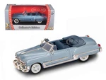 1949 Cadillac Coupe DeVille Convertible Blue Metallic 1/43 Diecast Model Car by Road Signature