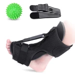 OUTERDO Foot Drop Orthosis with Fitness Ball Adjustable Plantar Fasciitis Night Splint Brace Support Night Splints Pain