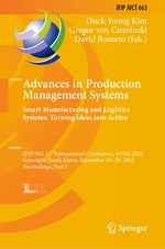 Advances in Production Management Systems. Smart Manufacturing and Logistics Systems