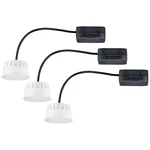 Paulmann 92472 EBL Choose 3er Coin LED vstavané svetlo  18 W teplá biela En.trieda 2021: G (A - G) saténová