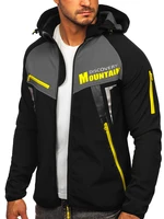 Geacă negru-grafit softshell Bolf HH021