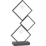 WOFI Jade 10688 LED stolná lampa 20 W teplá biela  antracitová