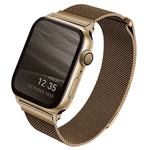 Remienok Uniq Dante na Apple Watch 42/44/45mm (UNIQ-44MM-DANGLD) zlatý řemínek pro Apple Watch • ocelový • design připomínající Milánský tah • lehká a