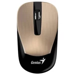 Myš Genius ECO-8015 (31030005400) zlatá kancelárska myš • optický senzor s rozlíšením 800 až 1 600 DPI • 3 tlačidlá • miniatúrny USB prijímač • integr