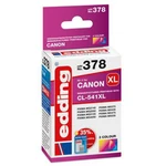 Edding Ink cartridge náhradný Canon CLI-541XL kompatibilná Single zelenomodrá, purpurová, žltá EDD-378 18-378