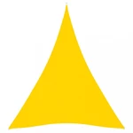 Stínící plachta trojúhelníková 3 x 4 x 4 m oxfordská látka Dekorhome Žlutá