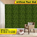 Artificial Topiary Hedges Panels Plastic Faux Shrubs Fence Mat Greenery Wall Backdrop Decor Garden Privacy Screen Fence