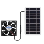 100W Portable Solar Panel Kit Dual DC 5V USB Charger Kit Solar Power Controller with Fans