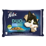 FELIX Fantastic DUO Multipack 12(4x85g) treska a losos/ losos a sardinky/ sleď a pstruh/ pstruh a makrela