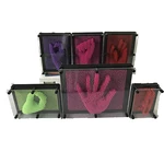 Multi-color Square Plastic Handprint 3D Clone Hand Model Variety Needle Painting Three-dimensional Educational Puzzle To