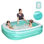 181 x 130CM Inflatable Swimming Pool Children AdultsSummer Bathing Tub Baby Home Use Inflatable Paddling Pool
