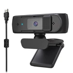 Haokai K30 HD 5MP USB Webcam 77° Wide Angle Auto Focus Built-in Dual Mics with Privacy Cover Smart Web Cam YouTube Video