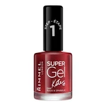 Rimmel London Super Gel By Kate STEP1 12 ml lak na nehty pro ženy 044 Rock N Sparkle