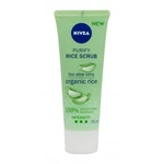 Nivea Rice Scrub Aloe Vera 75 ml peeling pro ženy na smíšenou pleť; na rozjasnění pleti