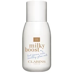 Clarins Milky Boost tónovacie mlieko pre zjednotenie farebného tónu pleti odtieň 05 Milky Sandalwood 50 ml