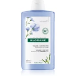 Klorane Flax Fiber Bio šampón pre jemné vlasy bez objemu 400 ml