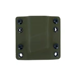 OWB CZ P-10 C/F - vnější pouzdro na pistolový dvouřadý zásobník bez SweatGuard RH Holsters® – Olive Green (Barva: Olive Green, Typ uchycení: Kovový pr