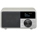 Sangean Genuine Mini DDR-7 stolný rádio DAB+, FM AUX, Bluetooth   strieborná