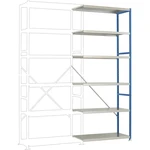 Manuflex RP1422.5007 prístavný modul regálu oddelenia  (š x v x h) 1000 x 2500 x 400 mm    oceľová podlaha