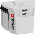 Skross 1302962 cestovný adaptér  MUV USB (AC)