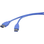 Renkforce #####USB-Kabel #####USB 3.2 Gen1 (USB 3.0 / USB 3.1 Gen1) #####USB-A Stecker, #####USB-A Buchse 3.00 m modrá p
