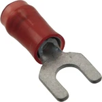 TE Connectivity 34541 vidlicové káblové oko  0.205 mm² 1.50 mm² Ø otvoru=3.7 mm čiastočne izolované červená 1 ks