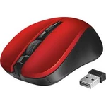 Optická Wi-Fi myš Trust Mydo Silent Click 21871, červená