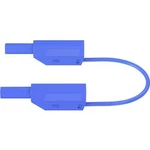 Stäubli SLK410-E/N bezpečnostní měřicí kabely [lamelová zástrčka 4 mm - lamelová zástrčka 4 mm] modrá, 2.00 m