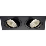 LED vestavné svítidlo SLV New Tria 113920, 12 W, N/A, černá (matná)