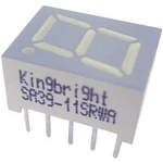 Displej 7segmentový Kingbright, SA39-11EWA, 10 mm, červená, SA39-11EWA