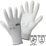 Pracovní rukavice L+D worky ESD Nylon/Carbon-PU 1171-7, velikost rukavic: 7, S