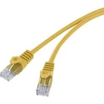 Síťový kabel RJ45 Basetech BT-1717518, CAT 5e, U/UTP, 3.00 m, žlutá