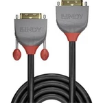 DVI prodlužovací kabel LINDY [1x DVI zástrčka 24+1pólová - 1x DVI zásuvka 24+1pólová] černá 0.50 m