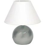 Stolní lampa LED E14 40 W Brilliant Tarifa 62447/05 nerezová ocel, bílá