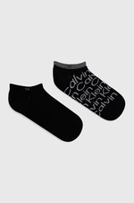 Ponožky Calvin Klein pánske, čierna farba, 701218714