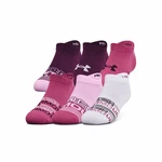Dámské nízké ponožky Under Armour Women's Essential NS 6 párů  S (34-36,5)  Pink Quartz